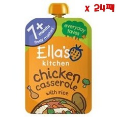 Ella's 엘라스 키친 치킨 캐서롤 위드 라이스 130g 24팩, 24개