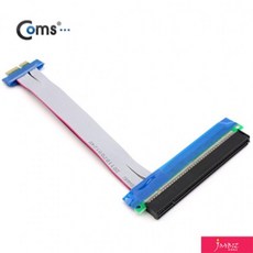 고객우선 Coms PCI Express 아답터(1x to 16x 변환) PC용품 @4D56DF PHQ6: 핀충전기+ &DSY S9J(L2-5), 반rva 본상품선택_rva