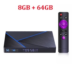 스마트 TV 박스 셋톱 박스 안드로이드 12.0 4GB 32GB 8GB 64GB 1000M 2.4G 및 5G 와이파이 4K 8K BT 미디어 플레이어 H96 MAX V56