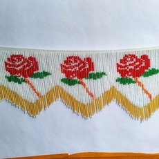 비즈발 딸기 출입문 파티션 현관 커튼 중국집 주방가림막