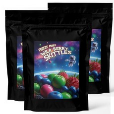 Wild Berry Skitts (Original) Freeze Dried 3 Pack 1.2 oz Each