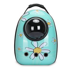 공장 직급 고양이 가방 우주선 애완동물 가방 고양이 가방 외출 개 가방 휴대용 통기 고양이 용품, 싱그러운 꽃잎, 1개