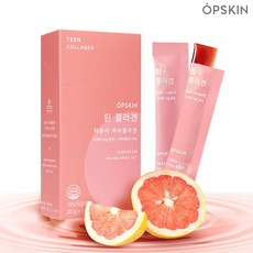 옵스킨 틴콜라겐 젤리 상큼한 레드자몽맛(280g)1박스(14포), 단일상품