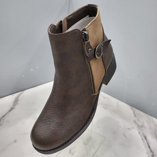 탠디 123501 여자 정장 앵클부츠 여성 소가죽 컴포트 4CM 세미 숏부츠 J