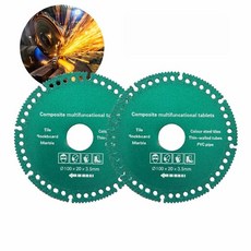 BINSTORE 4인치 멀티 그라인더날 금속 스텐 철근 타일 pvc파이프 만능 커팅, 2개