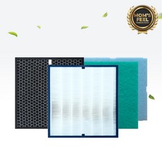  맘스필 코웨이 AP-1005AH 공기청정기 호환용 필터, 헤파필터 1개+탈취필터 1개+미디엄필터2장 