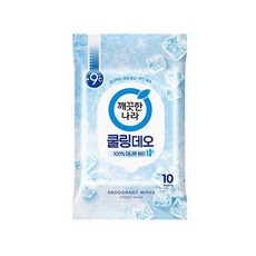 깨끗한나라 페퍼민트 쿨링 데오티슈 휴대 10매 50입 tak*019xq, 50개