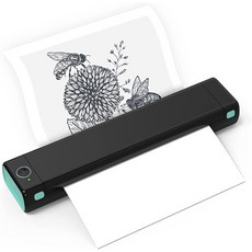 이동식 휴대용 프린터 모바일 M08F A4 휴대용 열전사 프린터 다기능 무선 블루투스 미니 소형 개인 가정 사, 01 M08F A4