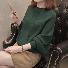 제이드엠코 여성 가오리핏 니트 티셔츠 스웨터 빅사이즈 가을 겨울 KS2506
