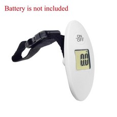 전자주방계량 미니 LCD 40kg/100g 디지털 전자 수하물 저울 휴대용 가방 처리 여행 가중치 물고기 후크 걸, 02 White, 1개