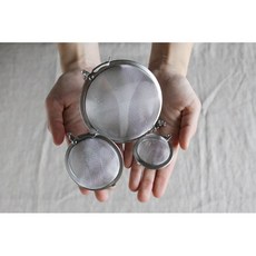 미넥스 빅토리 스텐 다시망 6size 볼 스트레이너 고리 걸이형 차망 멸치 육수망 육수통 다시통 거름망, 1개