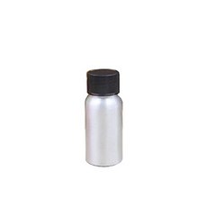 4PCS 빈 30ml 알루미늄 병 화장품 샘플 포장 랙 액체 금속 병 에센셜 오일 파우더 크림 그리스 저장 용기 PP 스크류 캡이있는 병 (검정색), 본상품