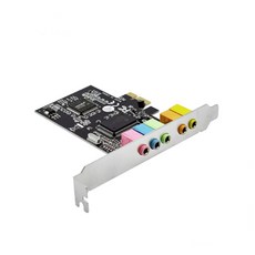 PCI-e확장슬롯 5.1채널 사운드카드 컴퓨터 메인보드연결, 1개