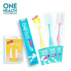 원헬스 칫솔+치약+칫솔모 패키지 수의사 추천하는 강아지 고양이 칫솔 치약 반려동물용품, 옐로우-소형