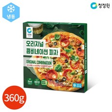 청정원 오리지널 콤비네이션 피자 360g, 1개