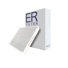 ER FILTER 1+1 초미세먼지 차단 PM2.5 항균 차량용 에어컨 필터, 2개입, EV6