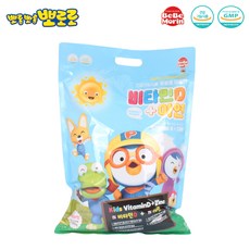 문화생활건강 뽀로로비타민 D+아연 데일리 1000정 대용량비타민 건강기능식품 어린이캐릭터 키즈비타민, 1개