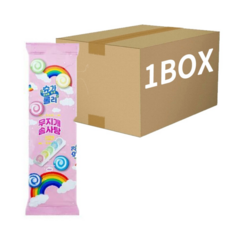 마카롱 닮은 슈가롤리 무지개 솜사탕 12g, 30g, 30개