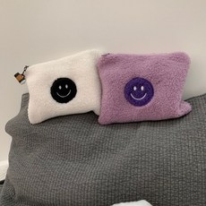 스마일 파우치 털 파우치