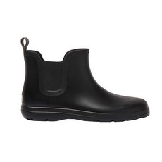 Totes 남성용 Cirrus 앵클 고무 레인 부츠 블랙