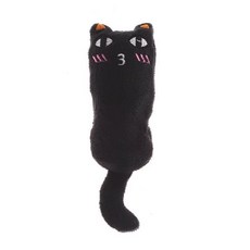 탱이상점 고양이 애착인형 캣닢 장난감, 1개, 블랙