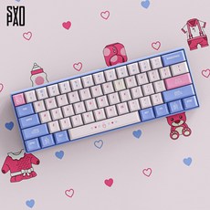 사오파오 체리 해피베이비 키캡 PBT 5면 염료승화 (128키)