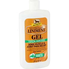 Vet Liniment Gel 12 Ounce by Absorbine Absorbine Vet Liniment Gel 12 oz Absorbine 수의사 도포제 젤 12온스 A, 1개