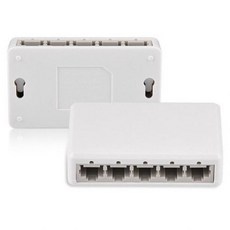 [해외] 이더넷 인터넷 분배기 허브 네트워크 스위치 컴퓨터 5 포트 101MBPS EU 플러그, EU Plug