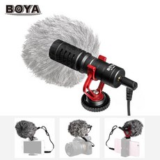 BOYA BY-mm1 카디오이드 마이크 금속 일렉트릿 콘덴서 비디오 3.5mm 플러그 스마트폰 태블릿 PC DSLR 카메라 캠코더, 01 CHINA, 1개