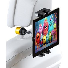뒷좌석용 LINCO 태블릿 카 홀더 - 차량용 조절식 iPad 홀더 - 여행용 차량용 태블릿 마운트 - 모든 4.7-13인치 태블릿 AM309에 장착 가능, 1개
