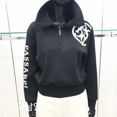 파사디 모다남양주점/파사디 골프 여성 간절기 로고포인트 집업 긴팔 티셔츠 P24STP102M