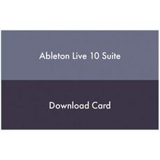 Ableton Live 10 Suite 멀티 트랙 레코딩 소프트웨어, 단일옵션
