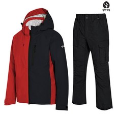 [셀시우스] 지프로그 스키복 데본 제로 레드 세트 보드복