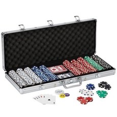텍사스 홀덤 칩 세트 고급 세라믹 카지노 포커 포카 휴대용 캠핑 오락, 500 PokerChipsSet