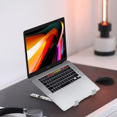 휴대용 노트북거치대 높이조절 접이식 노트북받침대, 단일상품