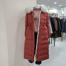 후라밍고 폭스배색롱덕다운(F16194160/베이지 블랙 레드)
