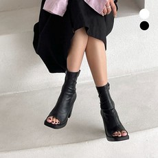 오픈토앵클부츠