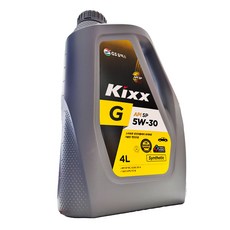 가솔린 엔진 오일 Kixx G 4스트로크 4행정 양수기 예초기 4사이클, 4L, 1통