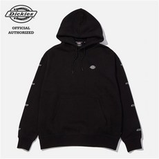 디키즈 429 리플렉티브 슬리브 기모 후드티 블랙 DSQ3UTHT429