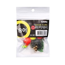 키우라 마이크로 지그헤드 마커채비 세트 (K-901) 얼음낚시채비