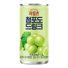 과일촌 청포도 드링크 175mlx30캔, 30개, 175ml