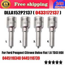 보쉬 0445110340 0445110739 디젤 인젝터 깍지 DLLA152P2137 DLLA 152 P 2137 OEM 0 433 172 137 ORLTL 4
