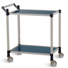 월드센스 2단 논슬립 서빙카트 스텐 대, 1개