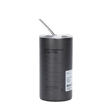 카페 대용량 이중스텐 텀블러 600ml + 스텐빨대 세트, 1개