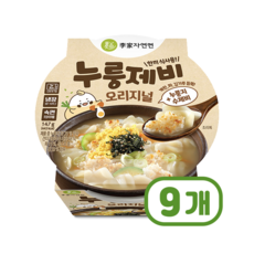 누룽제비 누룽지수제비 오리지널 간편식 147g x 9개, 단품