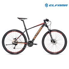 2022 엘파마 벤토르 27.5인치 V4000 27단 MTB자전거, XL(470), 블랙레드