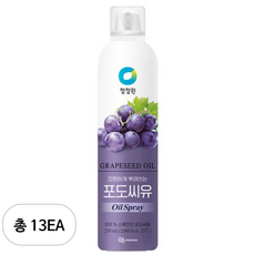 대상 청정원 포도씨유 스프레이, 13개, 250ml