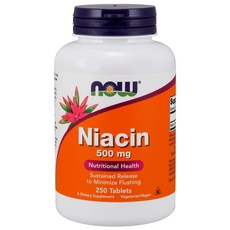 나우푸드 니아신 500mg 타블렛 비건, 250정, 1개 250개입, 1개, 250정