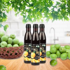 [슬로푸드]하동 유기농 황금 매실 액기스 청 원액 500ml