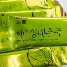 친환경 현미양배추죽 식사대용 가루 간식 음식 쉐이크 20스틱, 600g, 1개
